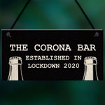 Funny Corona Bar Sign For Home Bar Garden Hanging Sign Alcohol