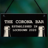 Funny Corona Bar Sign For Home Bar Garden Hanging Sign Alcohol