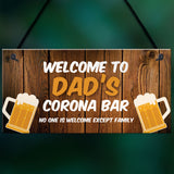 Personalised Novelty Corona Quarantine Bar Sign Novelty Gifts