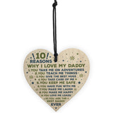 Daddy Gifts From Son Daddy Daughter Gifts Wooden Heart Love You