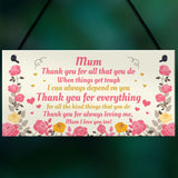 Special Mum Gift From Son Daughter Hanging Plaque Gift For Mum