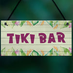 Tiki Bar Accessories Home Bar Decor Novelty Hanging Sign Decor