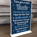 Quirky Gifts For Uncle Plaque Uncle Presents For Birthday Xmas