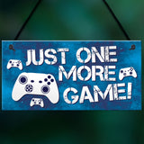 Gaming Sign For Door Boys Bedroom Man Cave Plaque Gamer Gift