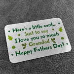 Fathers Day Gift For Grandad From Grandchildren Wallet Insert