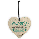 Mummy To Be Gifts For Birthday Wooden Heart Gifts From Baby Boy