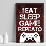 Gaming Sign Gaming Print Boys Bedroom Decor Wall Art Birthday