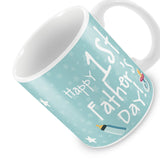 First 1st Fathers Day Mug Novelty Gift Idea For New Dad Newborn