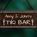 Personalised Tiki Bar Sign For Home Bar Novelty Bar Signs Gifts