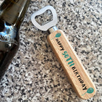 Personalised Birthday Bottle Opener Gift 30th 40th 50th Birthday