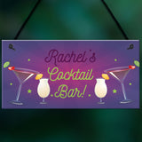 Personalised Novelty Cocktail Bar Home Bar Signs And Plaques