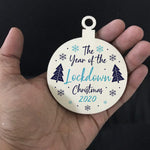 Christmas Lockdown Personalised Bauble 2020 Tree Decoration