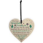 Grandad Gifts Wood Heart Perfect Gift For Fathers Day Birthday