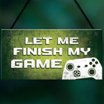 Funny Neon Effect GAMING Sign For Boys Bedroom Man Cave Gift