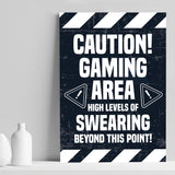 Funny Gaming Poster For Boys Bedroom Man Cave Wall Art