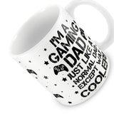 Gaming Dad Mug Christmas Gift Novelty Ceramic Mug Funny Gift