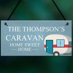 Hanging Sign For Caravan Personalised Home Decor Gift