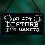 Gaming Do Not Disturb Sign Plaque Boys Bedroom Sign Gamer Gift