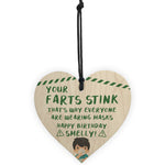 Rude Birthday Gift For Her Him Wooden Heart Funny Quarantine