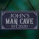 Personalised Retro Man Cave Signs Novelty Gifts For Him