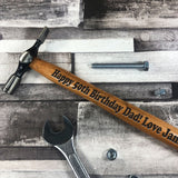 Personalised Engraved Hammer Gift For DAD Novelty Birthday Gift