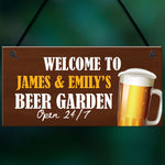 Man Cave Bar Pub Sign Personalised Beer Garden Plaque Alcohol