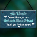 Quirky Birthday Christmas Gifts For Uncle Plaque From Niece