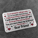 Valentines Gift For Girlfriend Wallet Card Insert Anniversary