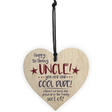 Cool Funny Happy Birthday Heart Uncle Gifts For Him Man Family