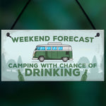 Camping Drinking Novelty Caravan Motorhome Decor Gift Sign