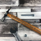 Personalised Anniversary Gift For Him Engraved Hammer Gift