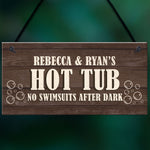 Personalised Funny Hot Tub Signs And Plaques Novelty Accessories