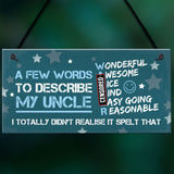 FUNNY Uncle Gifts Quirky Gift For Uncle Fathers Day Gift For Hi