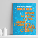 Brother Gifts For Birthday Christmas Print Gift From Sister