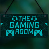 Gaming Room Sign Novelty Gamer Gift Bedroom Man Cave Sign