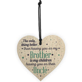 Best Uncle Gifts For Birthday Christmas Present Brother Plaque