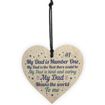 FATHERS DAY Gift For Daddy Dad Heart Daddies Girl Gift Birthday