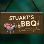 Funny Joke Personalised BBQ Sign Man Cave Garden Shed Sign