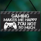 Novelty Gaming Sign Gift Funny Rude Christmas Gift For Brother