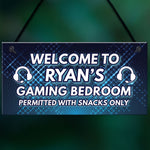 Neon Effect Gaming Sign To Hang Games Room Bedroom