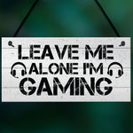 Funny Gaming Door Sign For Boys Bedroom Novelty Birthday Chr