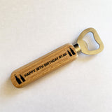 Novelty Birthday Gift For Men Birthday Wood Bottle Opener