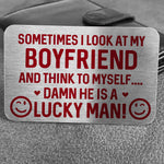 Funny Gift For Boyfriend Birthday Christmas Wallet Insert