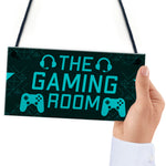 Gaming Room Sign Novelty Gamer Gift Bedroom Man Cave Sign