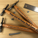 Personalised Engraved Hammer Gift For DAD Novelty Birthday Gift