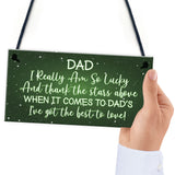 Christmas Gift For Dad Novelty Hanging Plaque Gift For Him Dad