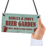 Personalised Beer Garden Outdoor Garden Man Cave Sign Alcohol