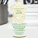 Thank You Nan Grandad Gift Grandparent Gift Birthday Home Plaque