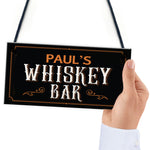 Vintage Style Whiskey Bar Sign PERSONALISED Home Bar Pub