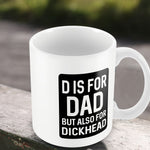 Funny Rude Gift For Dad Birthday Christmas MUG Gift For Him